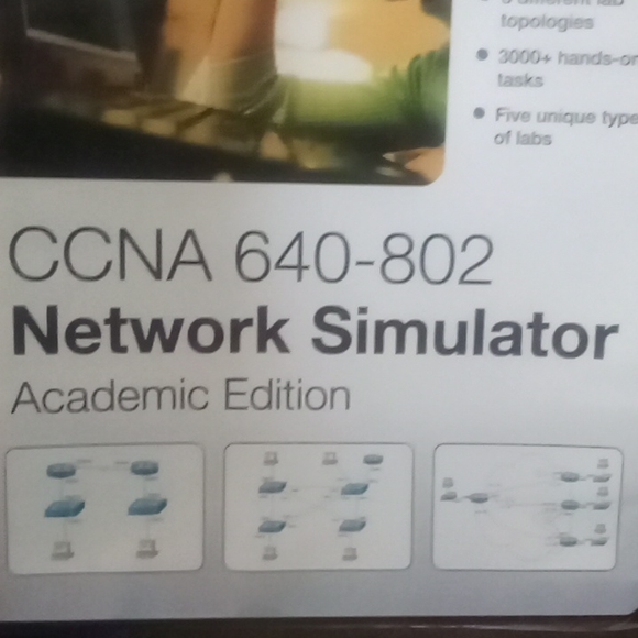 Pearson, Odom & Beasley, CCNA 640-802 Network Simulator, Academic 2nd Edition - Picture 3 of 6